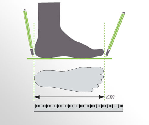 Ako merať veľkosť chodidla