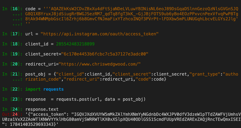 python instagram