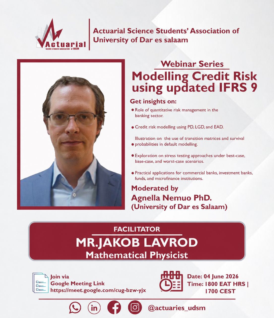 Modelling Credit Risk using Updated IFRS 9 poster