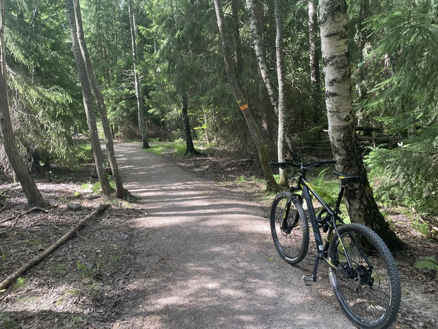 First Mountain Bike Ride in Uppsala