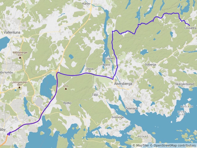 Quick ride from Täby