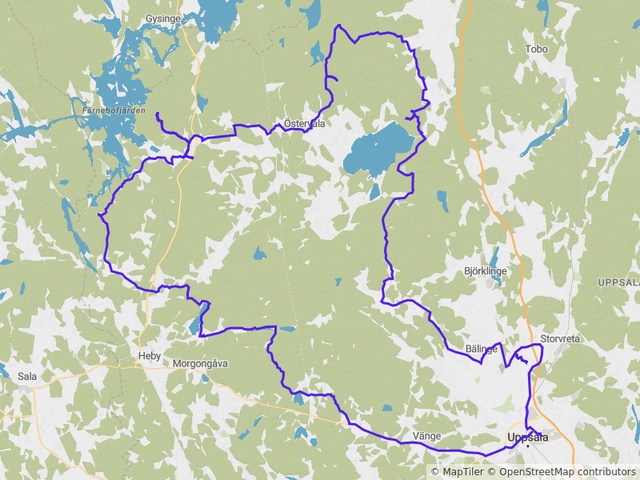 Uppsala Dual-sport Camping Trip