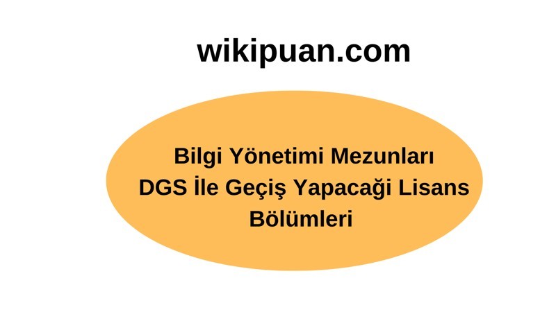 Bilgi Yönetimi Mezunları DGS İle Hangi Bölümlere Geçiş Yapabilir?
