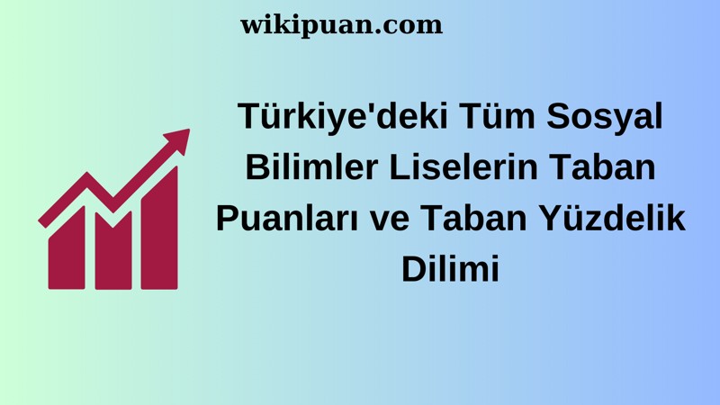 Tüm Sosyal Bilimler Liselerin Taban Puanları ve Taban Yüzdelik Dilimi