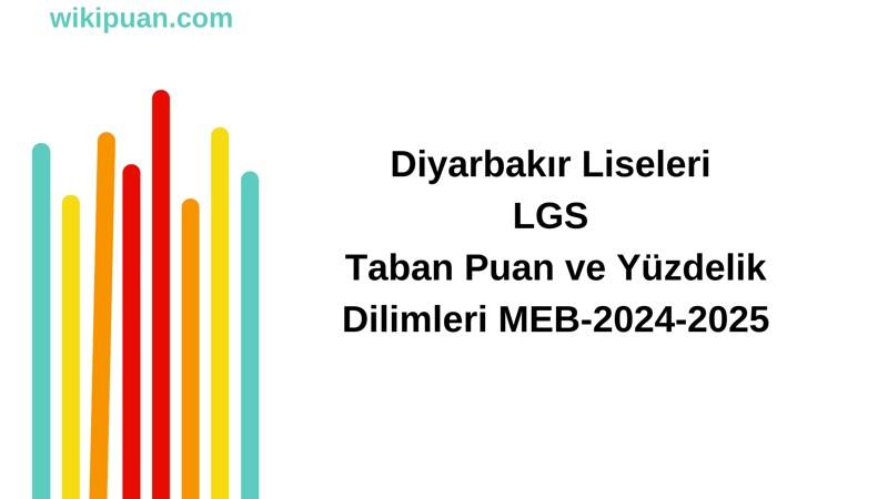 Diyarbakır Liseleri LGS Taban Puan ve Yüzdelik Dilimleri MEB-2025