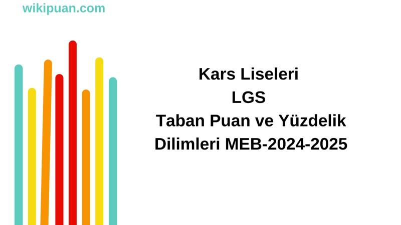 Kars Liseleri LGS Taban Puan ve Yüzdelik Dilimleri MEB-2025