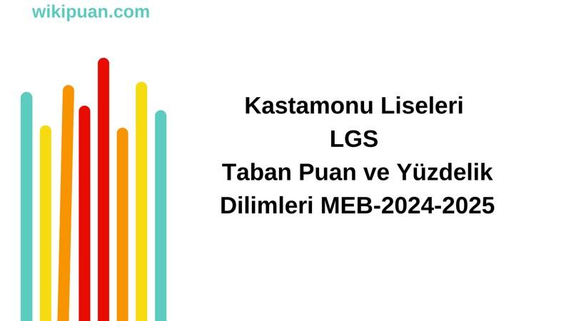 Kastamonu Liseleri LGS Taban Puan ve Yüzdelik Dilimleri MEB-2025