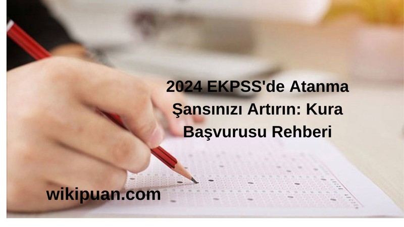 2024-EKPSS: Engelli Kamu Personeli Kura Başvuruları Başladı!