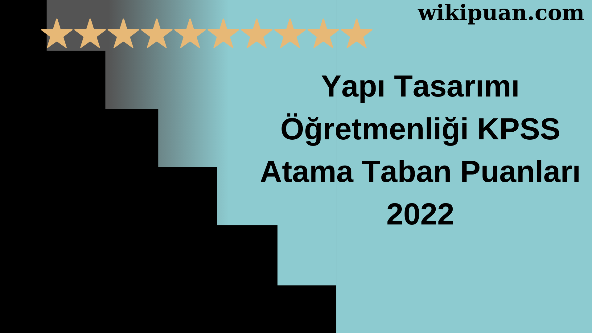 Yapı Tasarımı Öğretmenliği KPSS Atama Taban Puanları Temmuz 2022-MEB