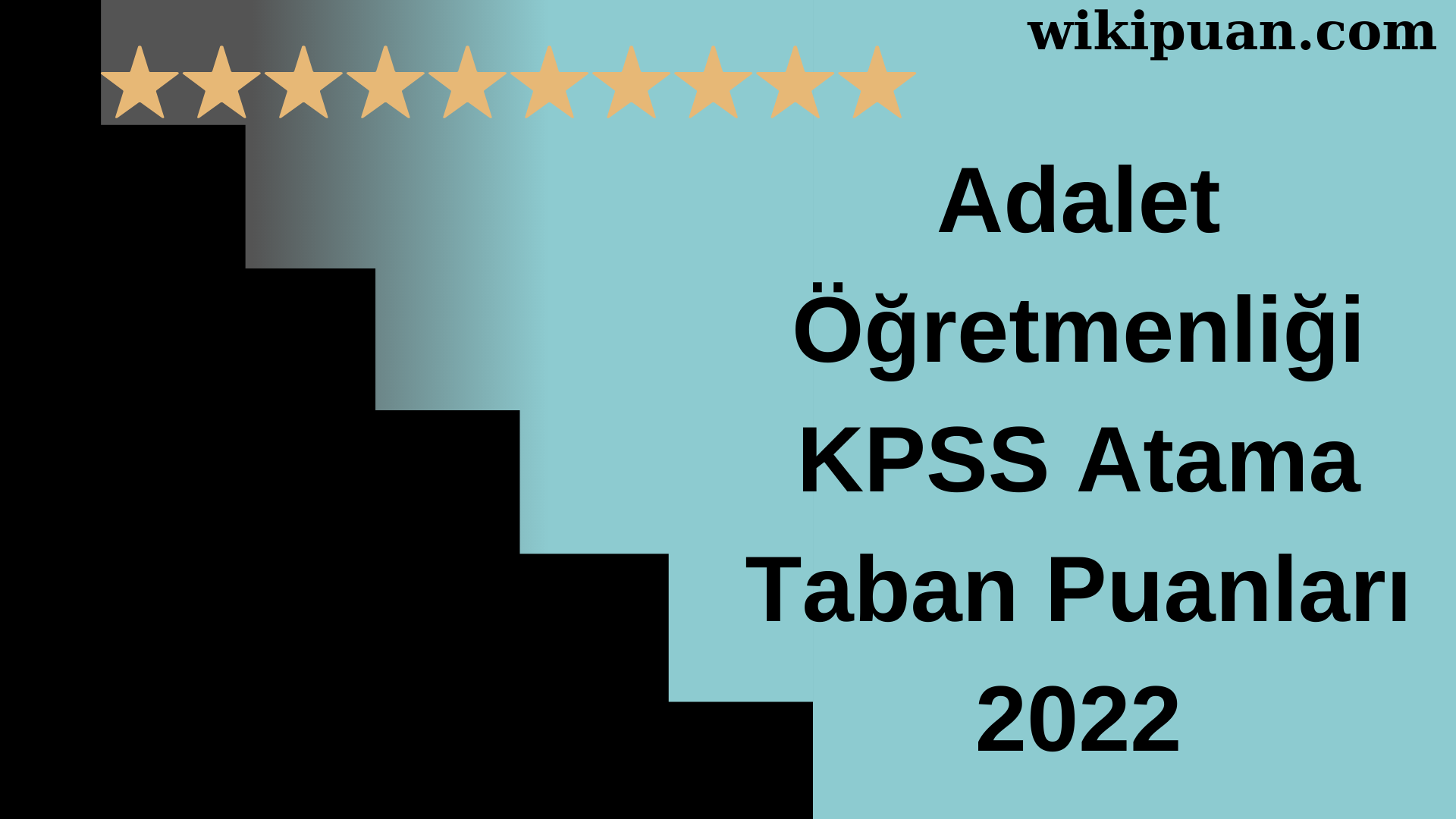 Adalet Öğretmenliği KPSS Atama Taban Puanları Temmuz 2022-MEB