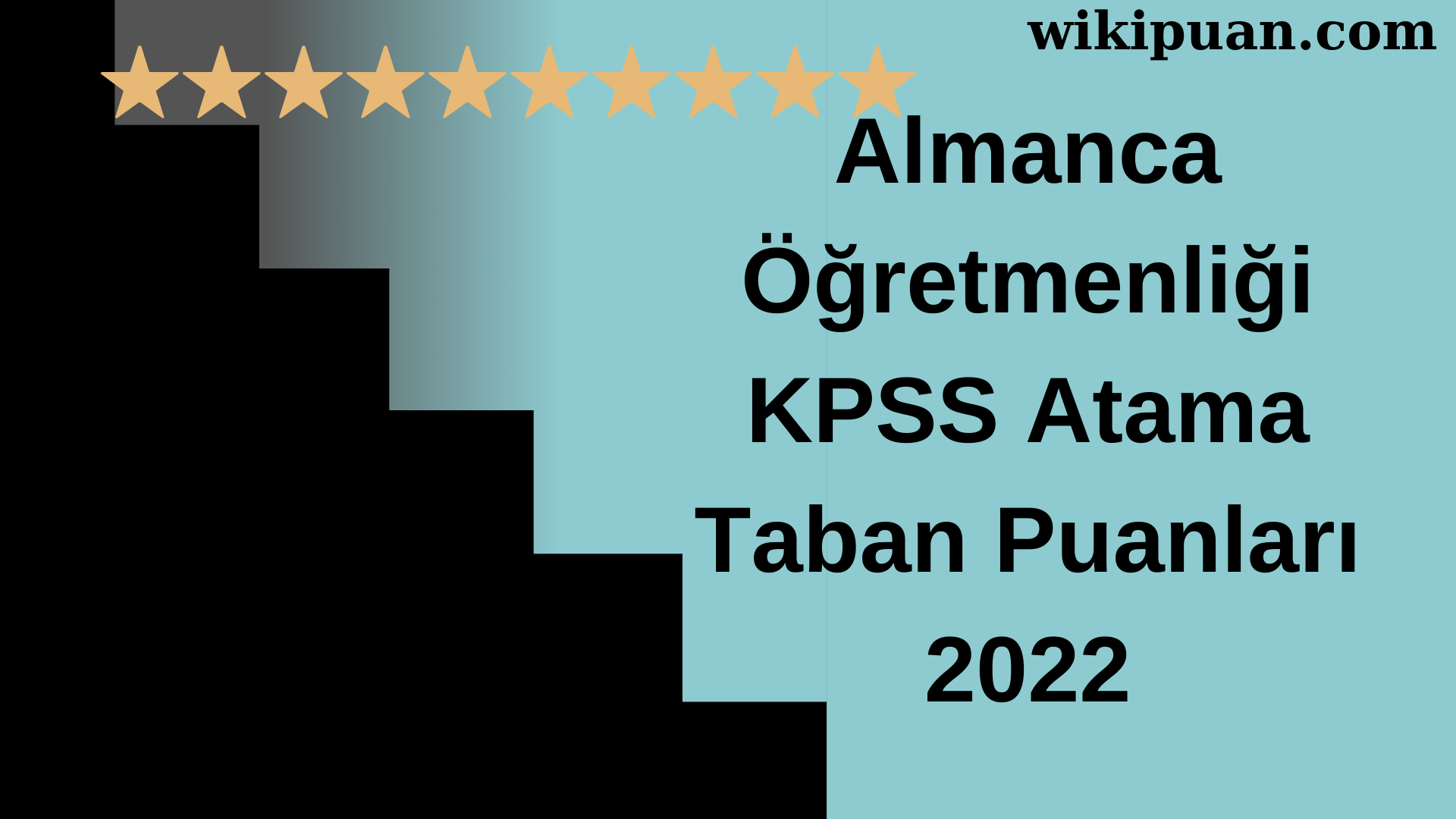 Almanca Öğretmenliği KPSS Atama Taban Puanları Temmuz 2022-MEB