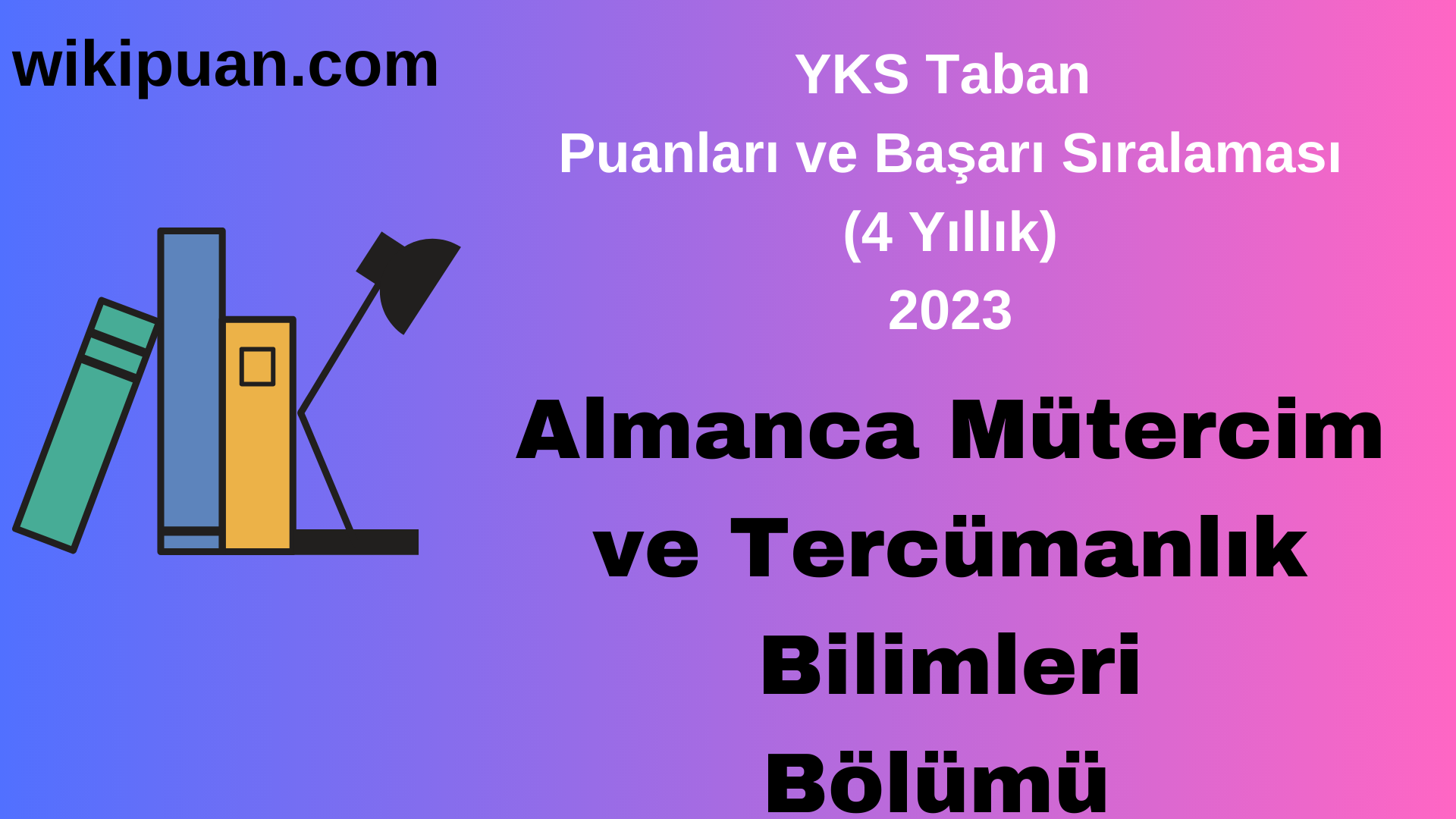 Almanca Mütercim ve Tercümanlık  Bölümü 2023 Taban Puan & Taban Başarı Sırası