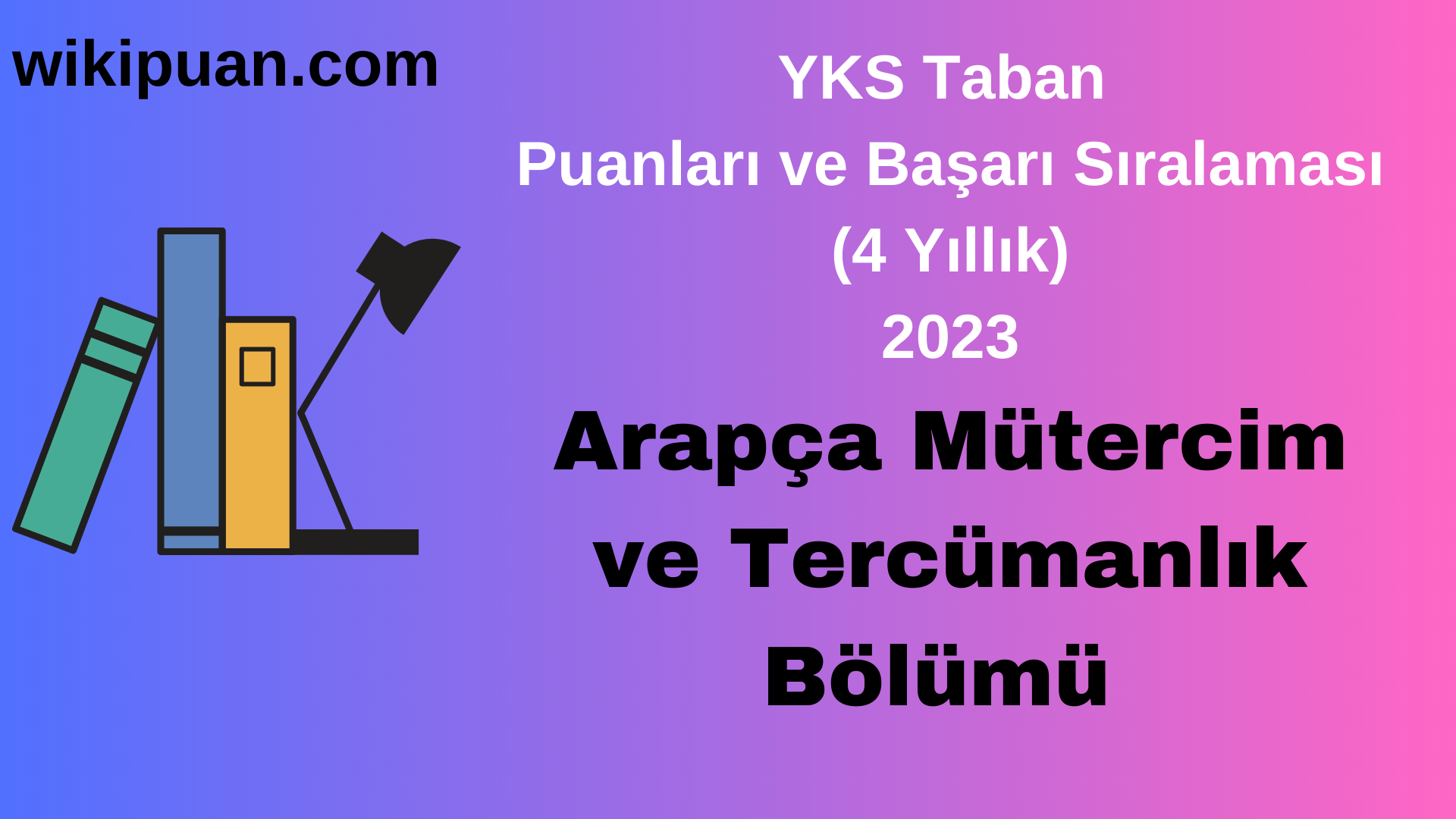 Arapça Mütercim ve Tercümanlık Bölümü 2023 Taban Puan & Taban Başarı Sırası