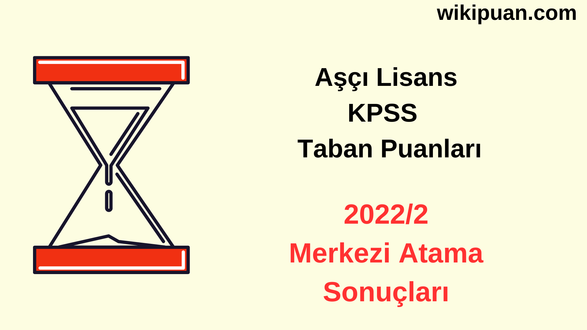 Aşçı Lisans KPSS Atama Taban Puanları 2022/2