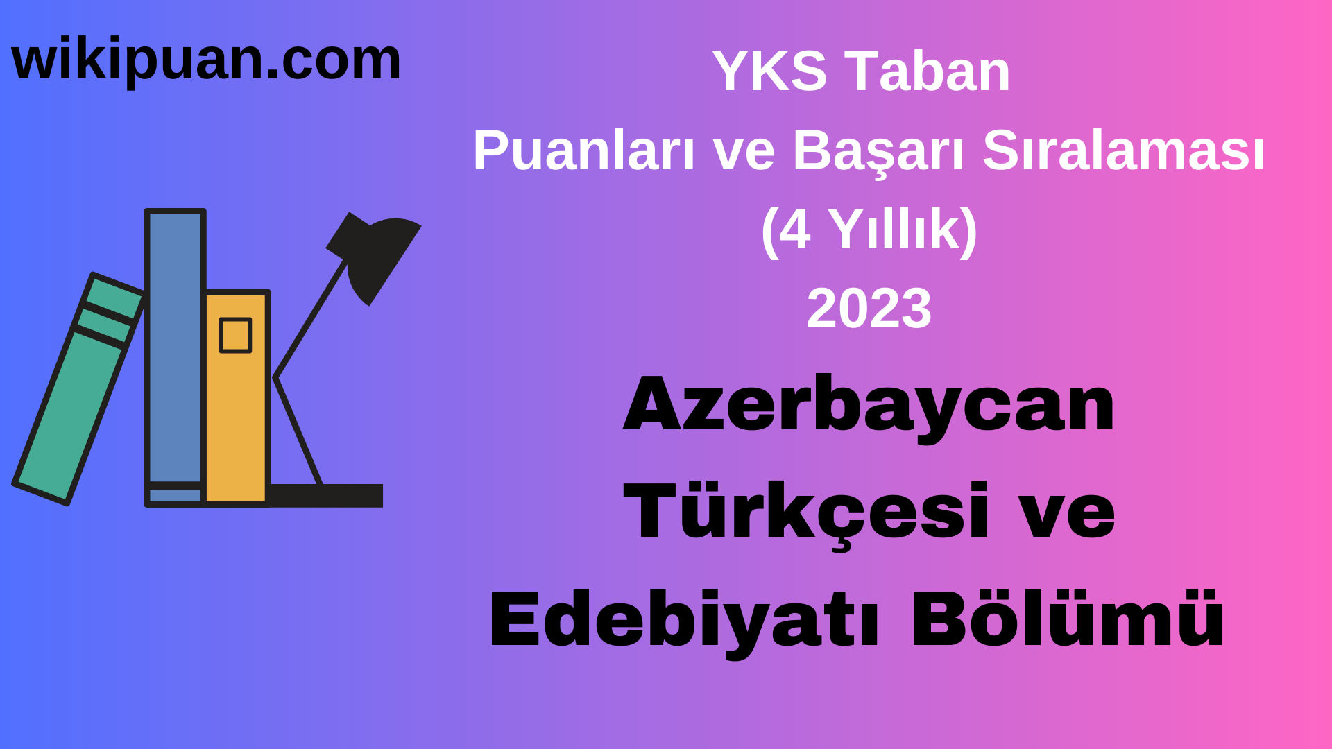 Azerbaycan Türkçesi ve Edebiyatı Bölümü 2023 Taban Puan & Taban Başarı Sırası