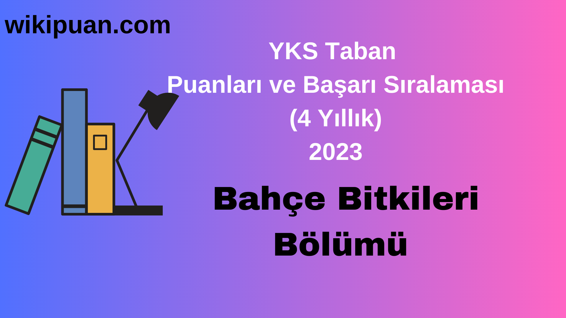 Bahçe Bitkileri Bölümü 2023 Taban Puan & Taban Başarı Sırası