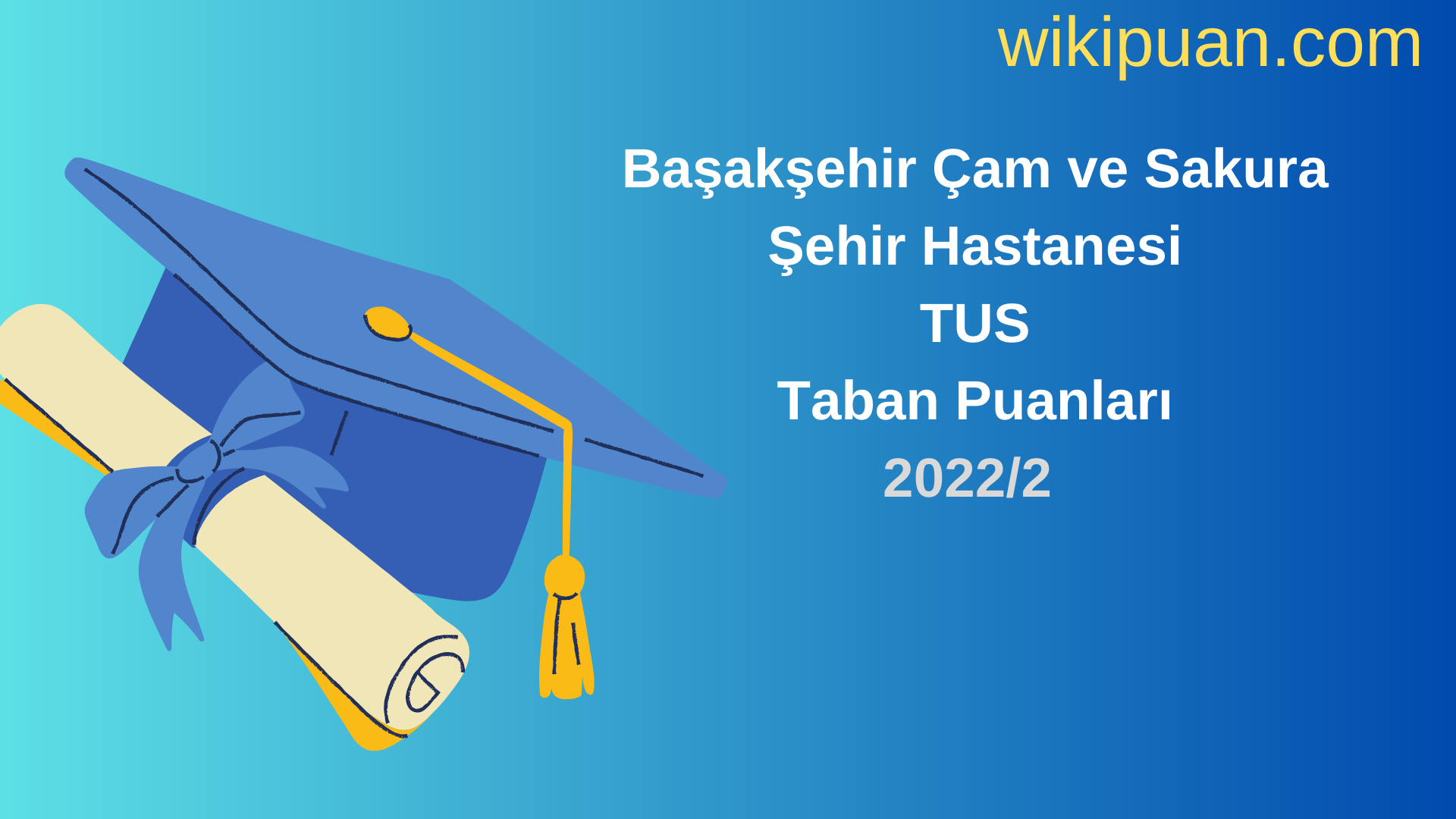 Başakşehir Çam ve Sakura Şehir Hastanesi TUS Taban Puanları 2022 2.Dönem Verileri