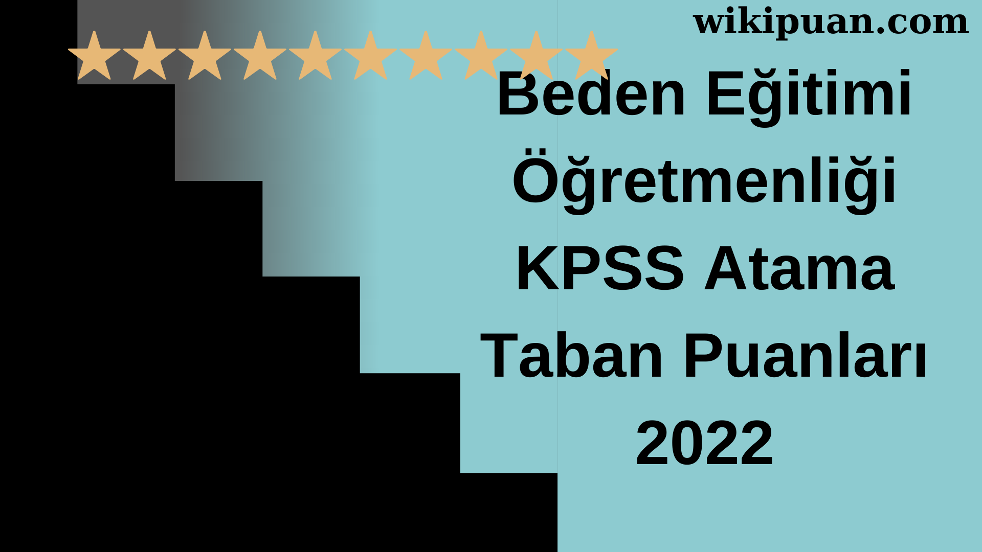 Beden Eğitimi Öğretmenliği KPSS Atama Taban Puanları Temmuz 2022-MEB