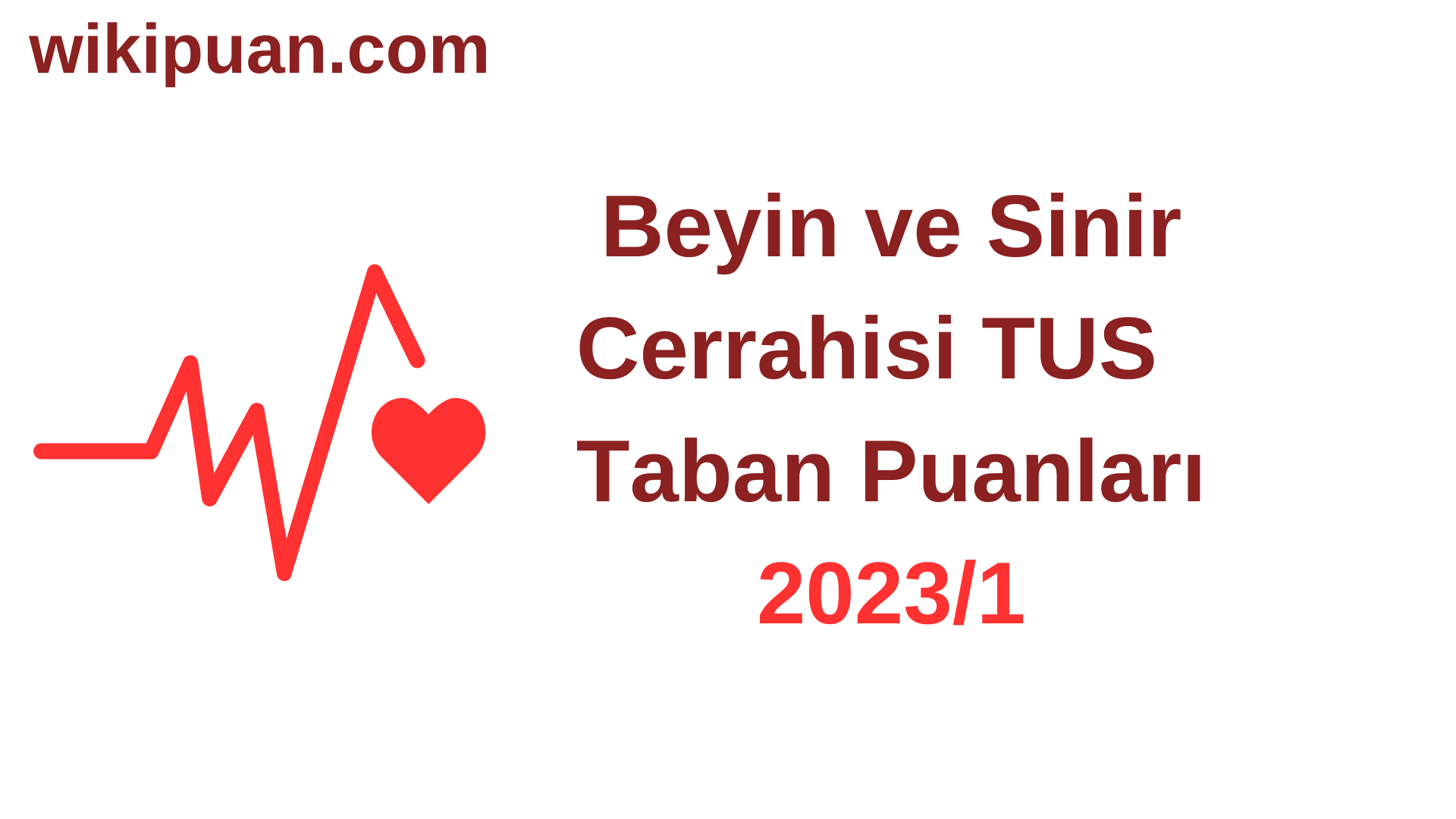 Beyin ve Sinir Cerrahisi TUS Taban Puanları 2023/1. Dönem