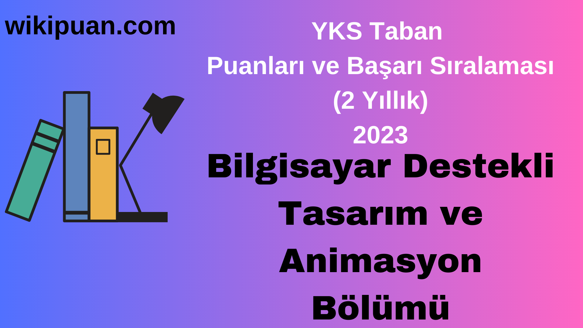 Bilgisayar Destekli Tasarım ve Animasyon Bölümü 2023 Taban Puan & Taban Başarı Sırası