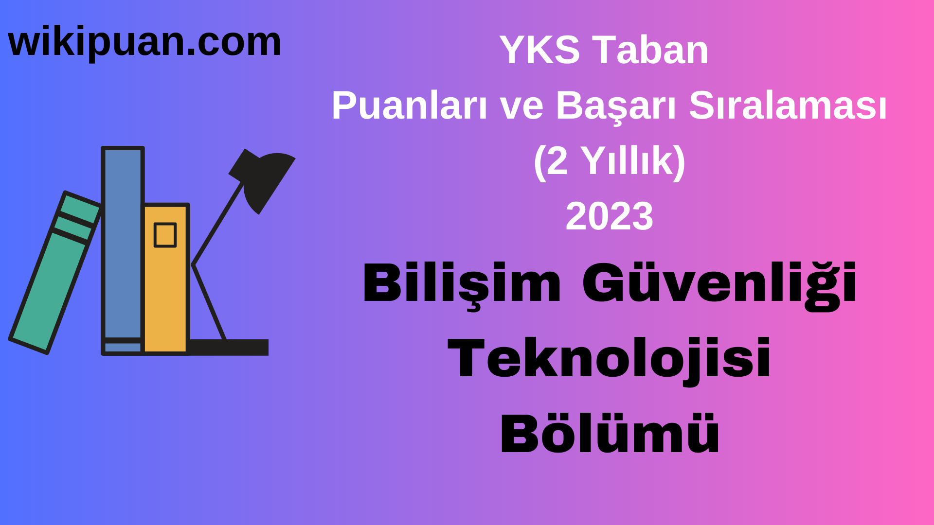Bilişim Güvenliği Teknolojisi Bölümü 2023 Taban Puan & Taban Başarı Sırası