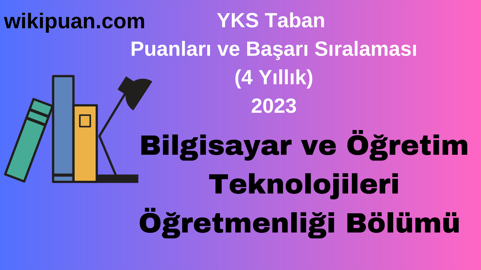 Bilgisayar ve Öğretim Teknolojileri Öğretmenliği Bölümü 2023 Taban Puan & Taban Başarı Sırası