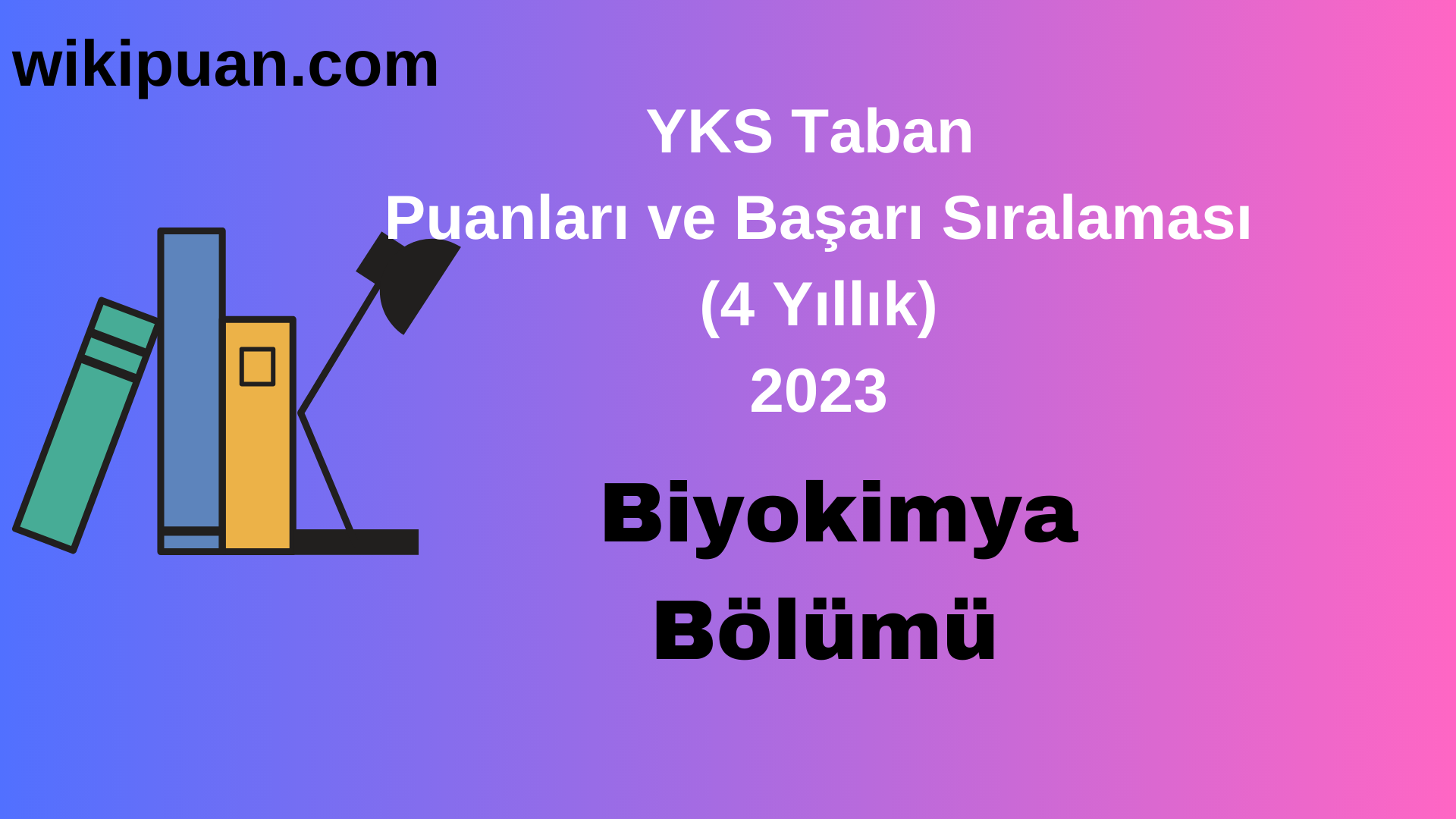 Biyokimya Bölümü 2023 Taban Puan & Taban Başarı Sırası