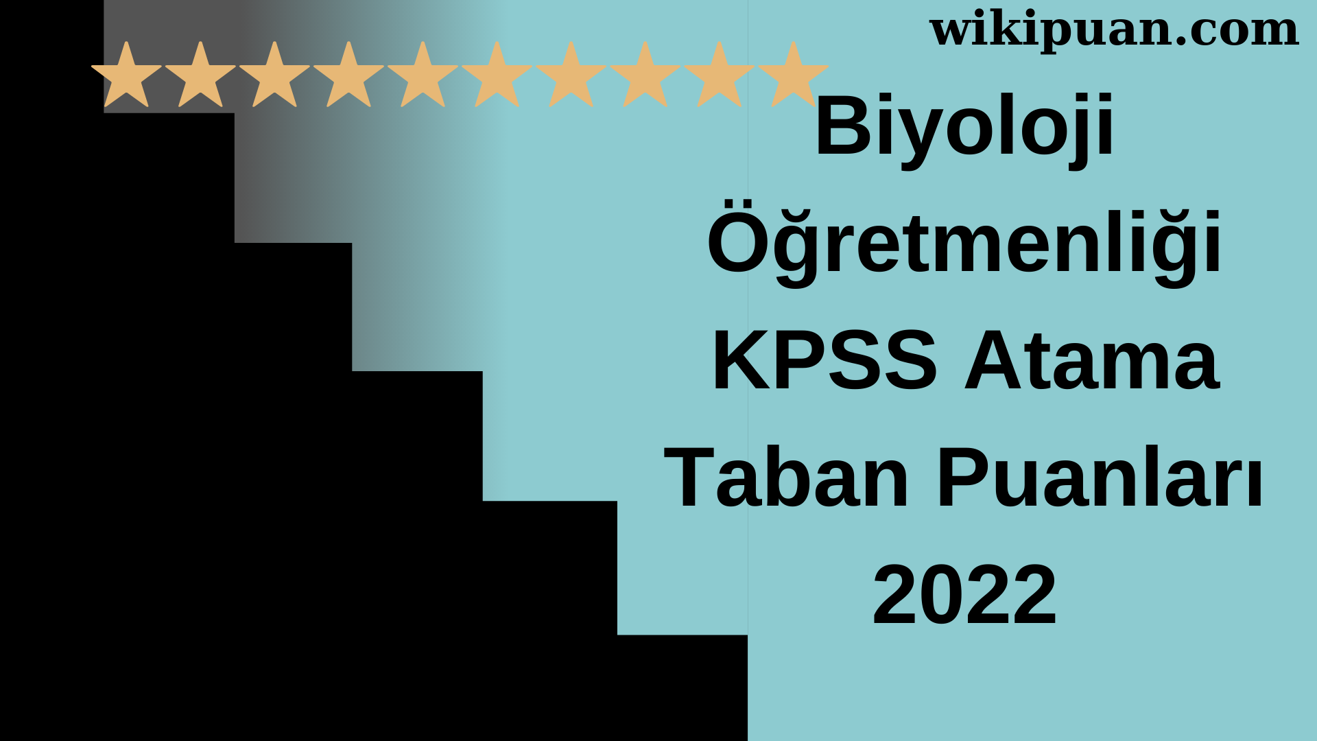 Biyoloji Öğretmenliği Öğretmenliği KPSS Atama Taban Puanları Temmuz 2022-MEB