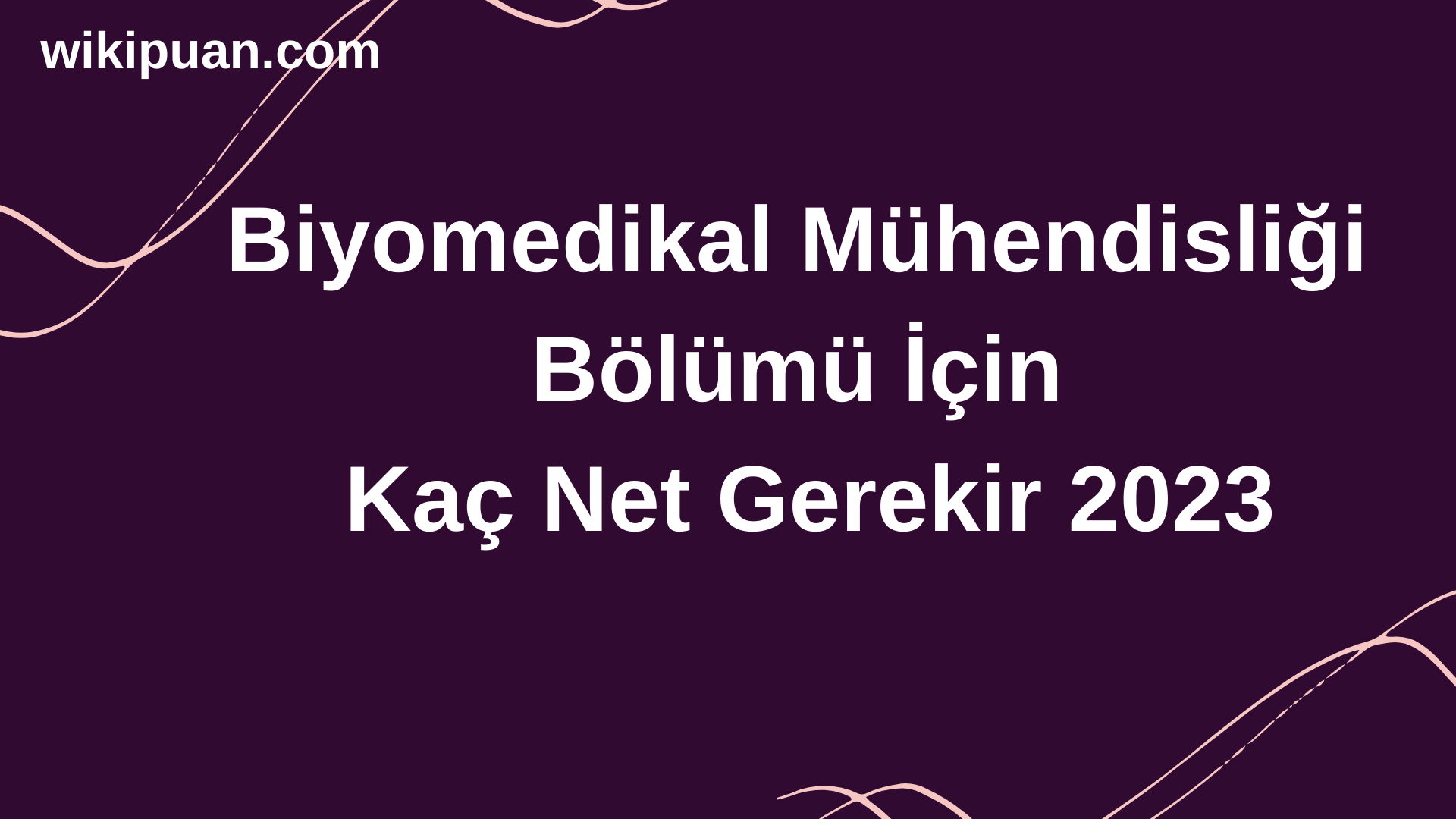 Biyomedikal Mühendisliği Bölümü İçin Kaç Net Gerekir 2023