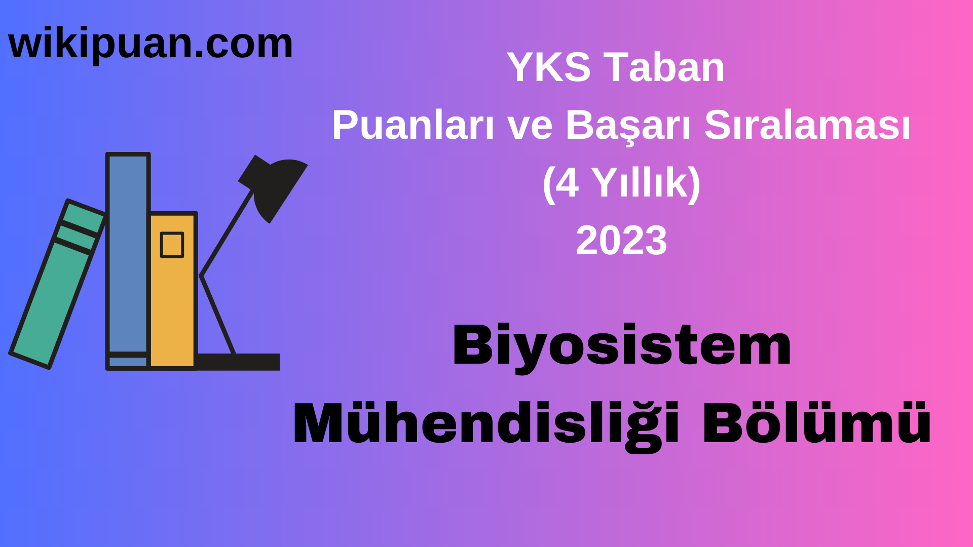 Biyosistem Mühendisliği Bölümü 2023 Taban Puan & Taban Başarı Sırası