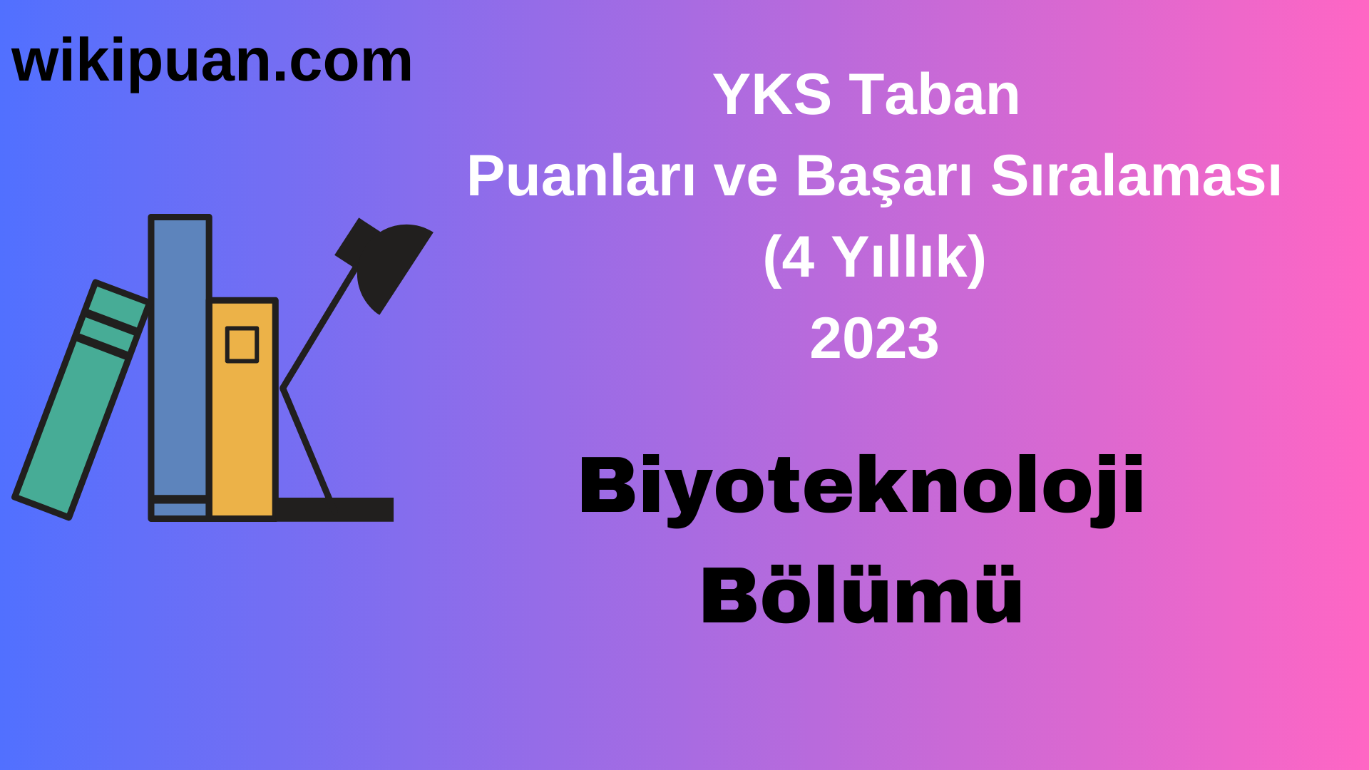Biyoteknoloji Bölümü 2023 Taban Puan & Taban Başarı Sırası