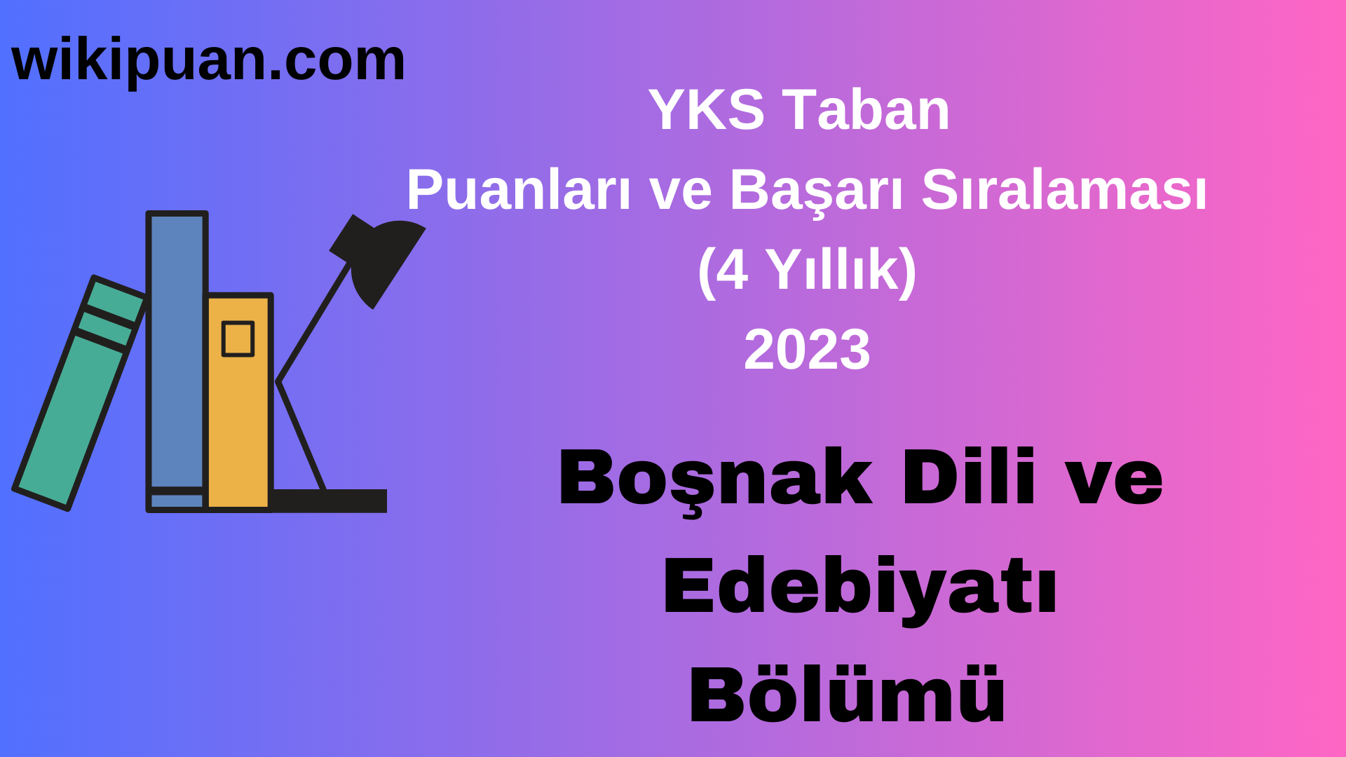 Boşnak Dili ve Edebiyatı Bölümü 2023 Taban Puan & Taban Başarı Sırası
