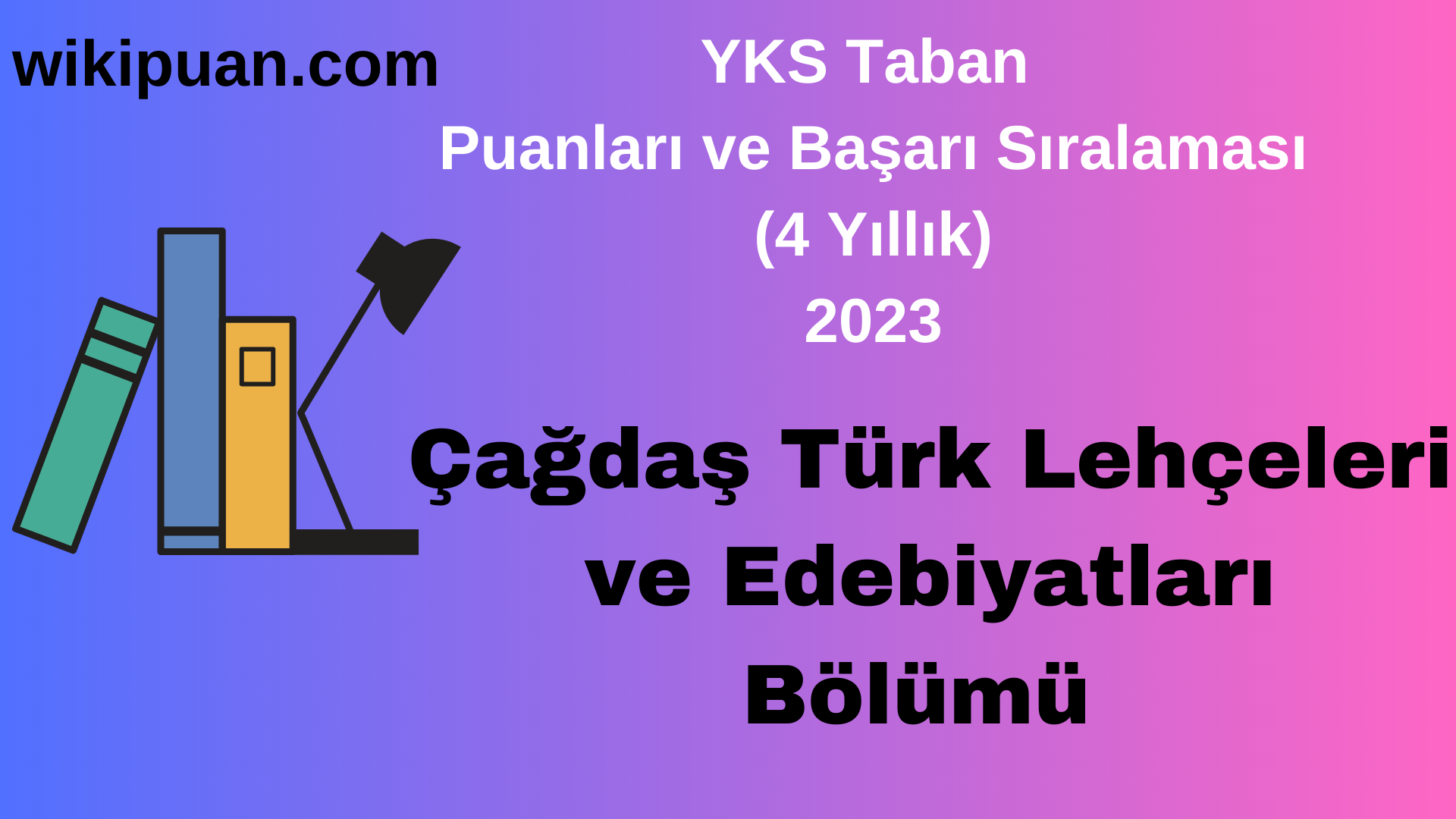 Çağdaş Türk Lehçeleri ve Edebiyatları Bölümü 2023 Taban Puan & Taban Başarı Sırası