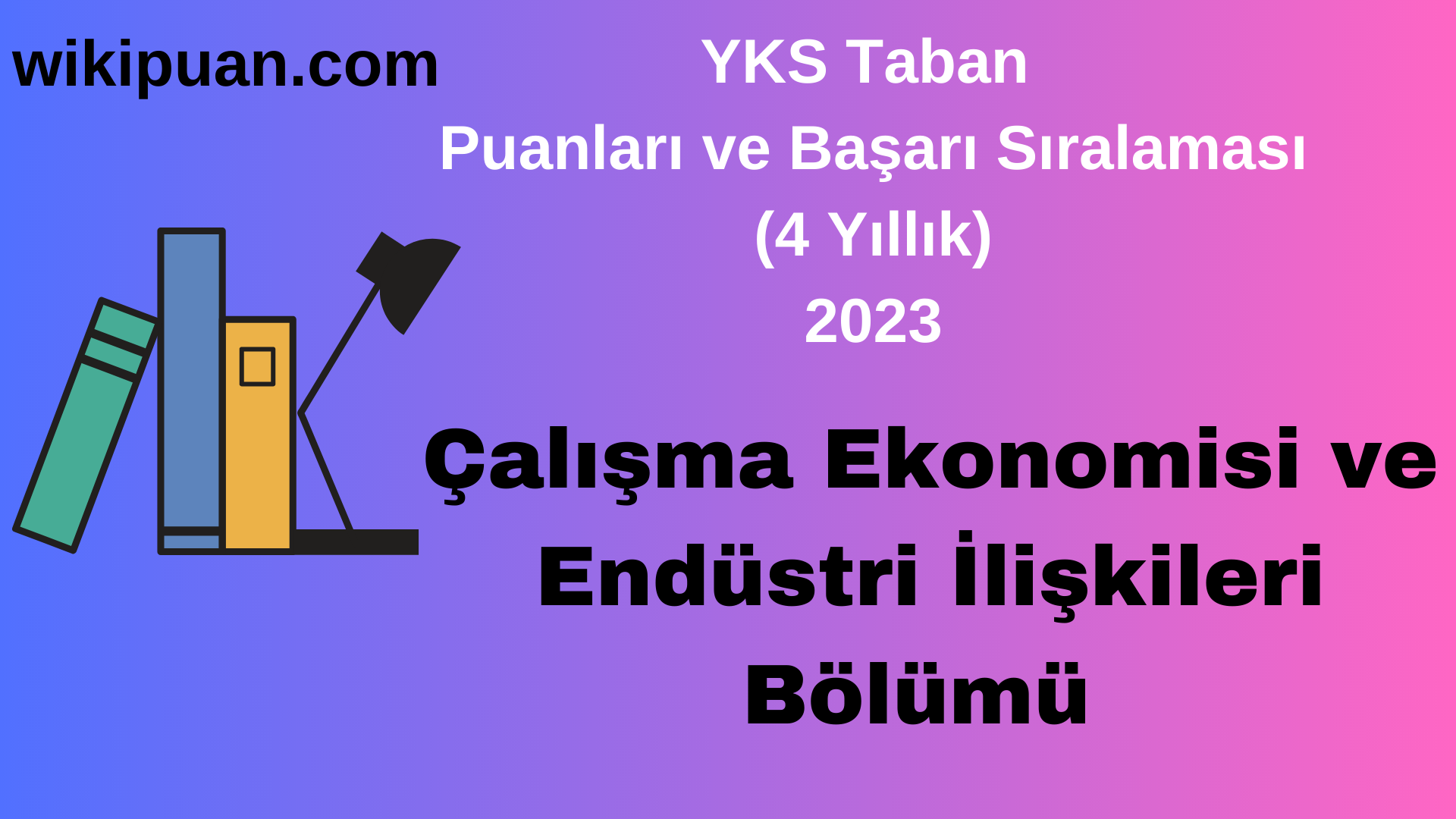 Çalışma Ekonomisi ve Endüstri İlişkileri Bölümü 2023 Taban Puan & Taban Başarı Sırası