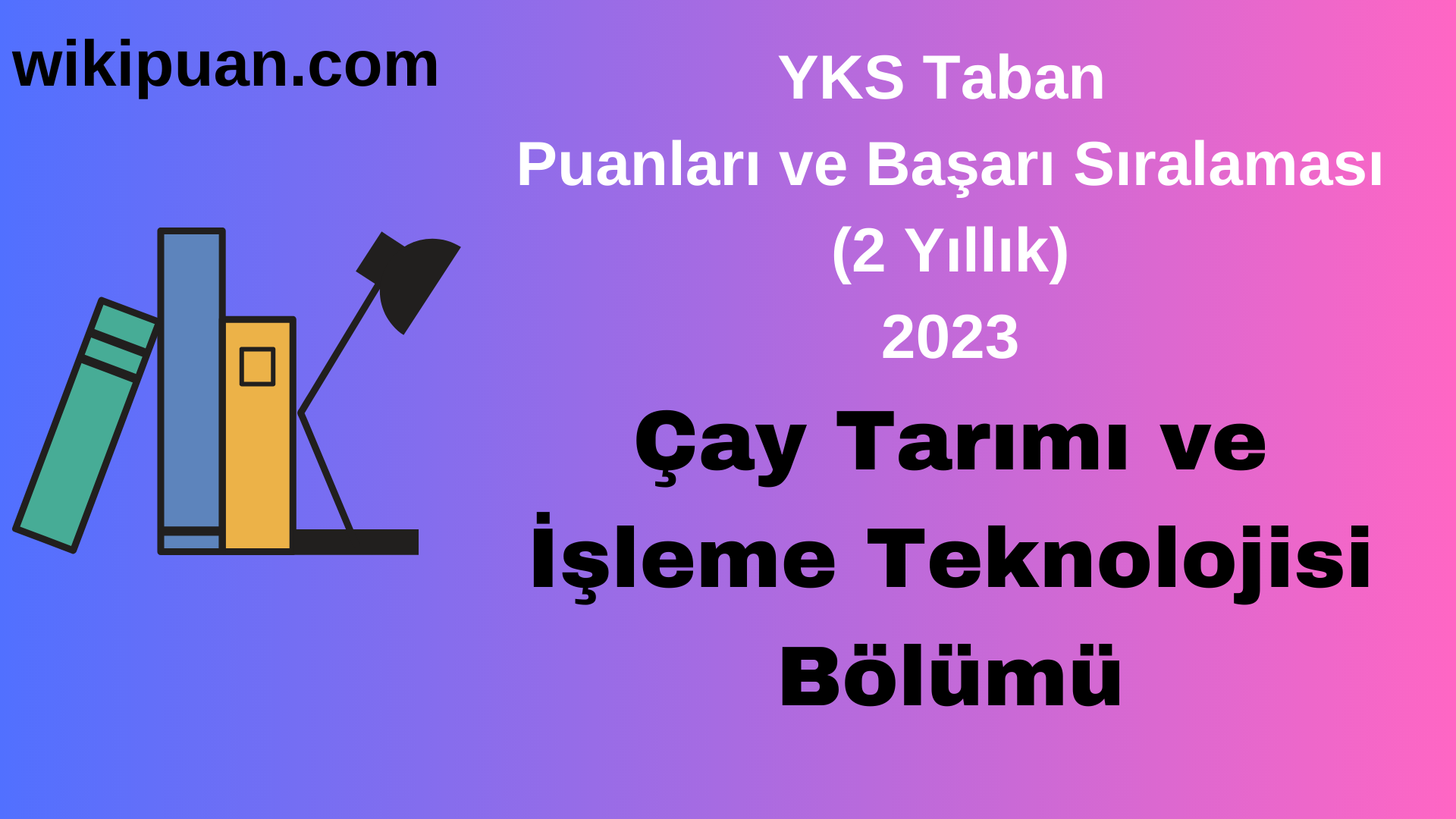 Çay Tarımı ve İşleme Teknolojisi Bölümü 2023 Taban Puan & Taban Başarı Sırası
