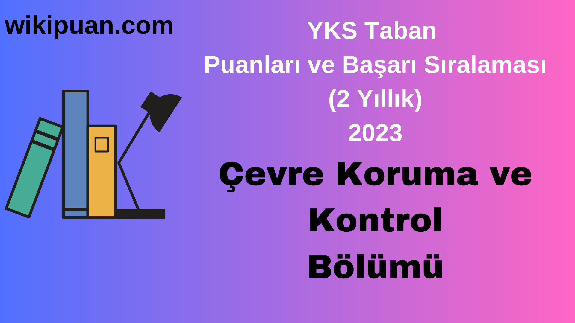 Çevre Koruma ve Kontrol Bölümü 2023 Taban Puan & Taban Başarı Sırası