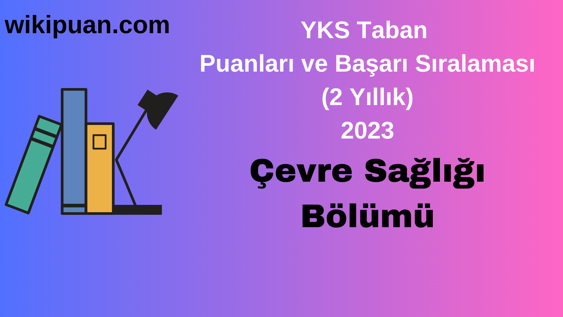 Çevre Sağlığı Bölümü 2023 Taban Puan & Taban Başarı Sırası