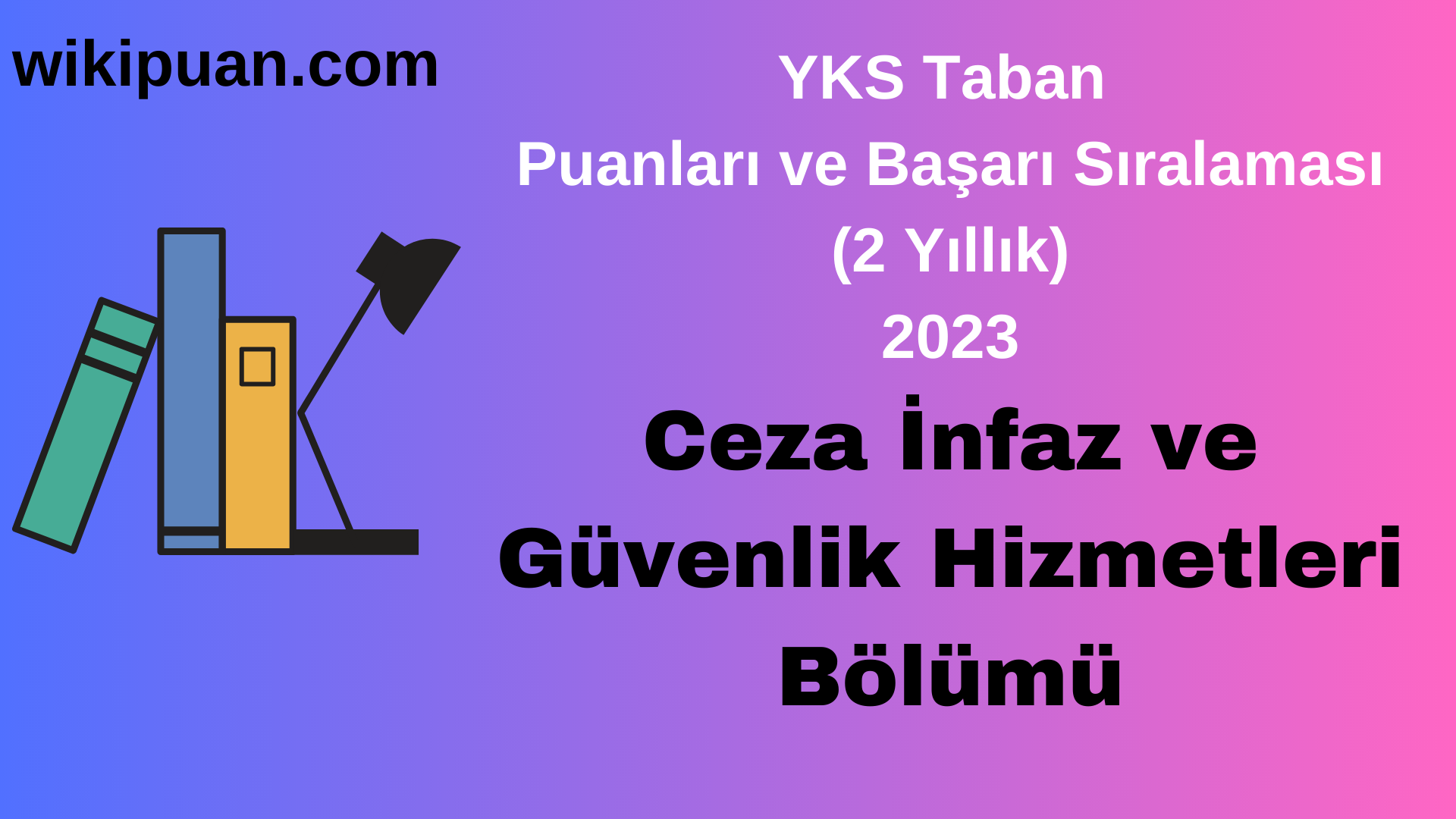 Ceza İnfaz ve Güvenlik Hizmetleri Bölümü 2023 Taban Puan & Taban Başarı Sırası