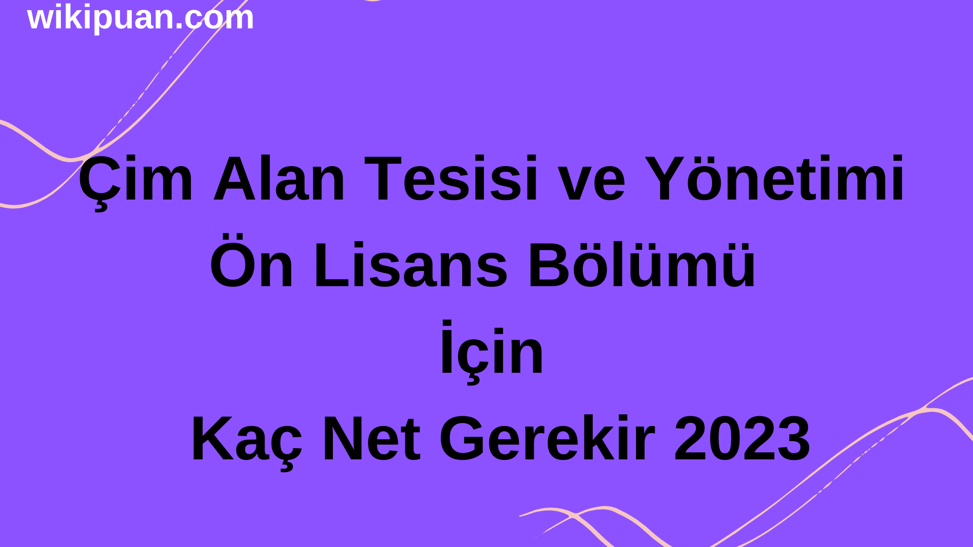 Çim Alan Tesisi ve Yönetimi Bölümü İçin Kaç Net Gerekir 2023