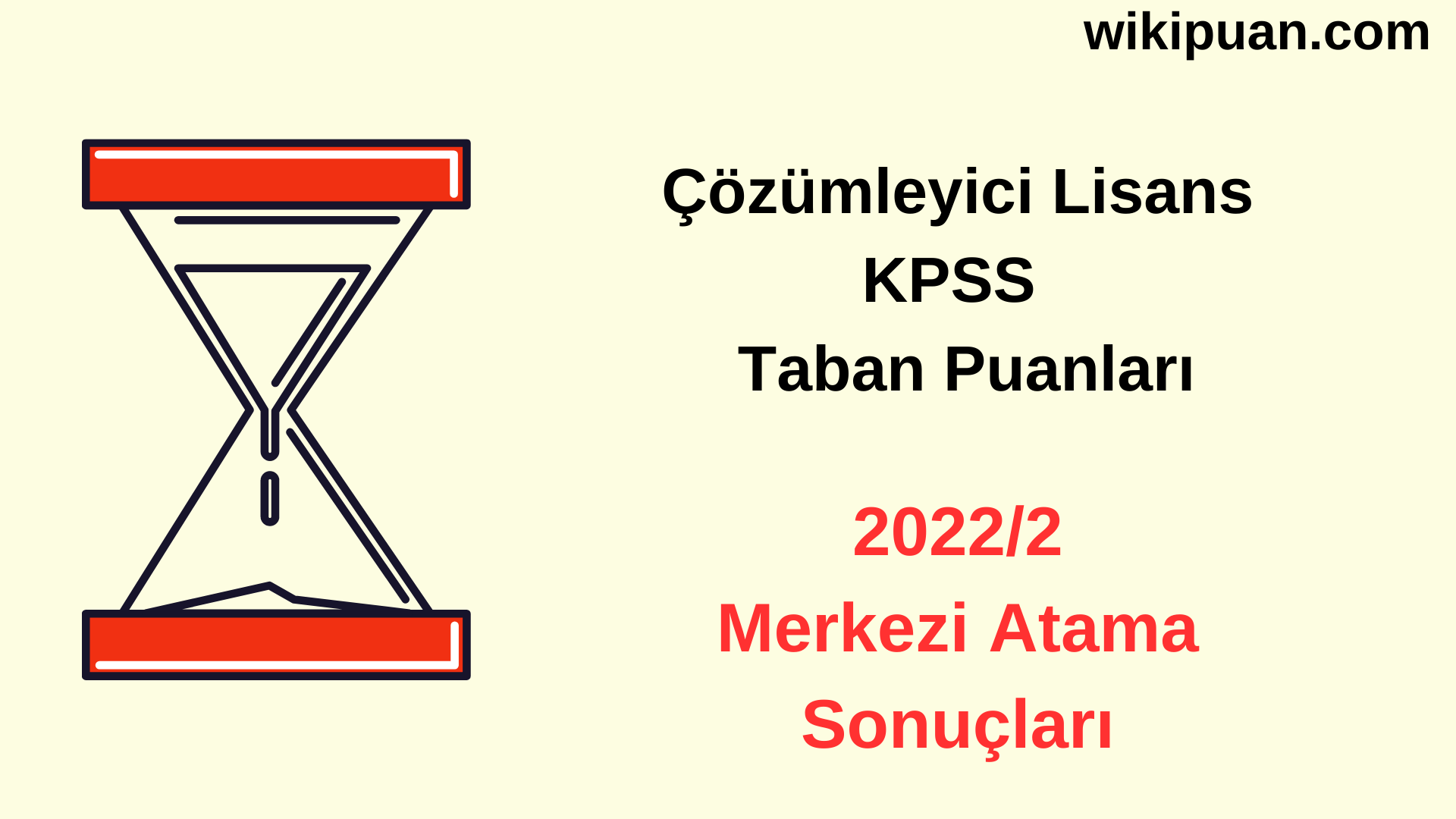 Çözümleyici KPSS Atama Taban Puanları 2022/2