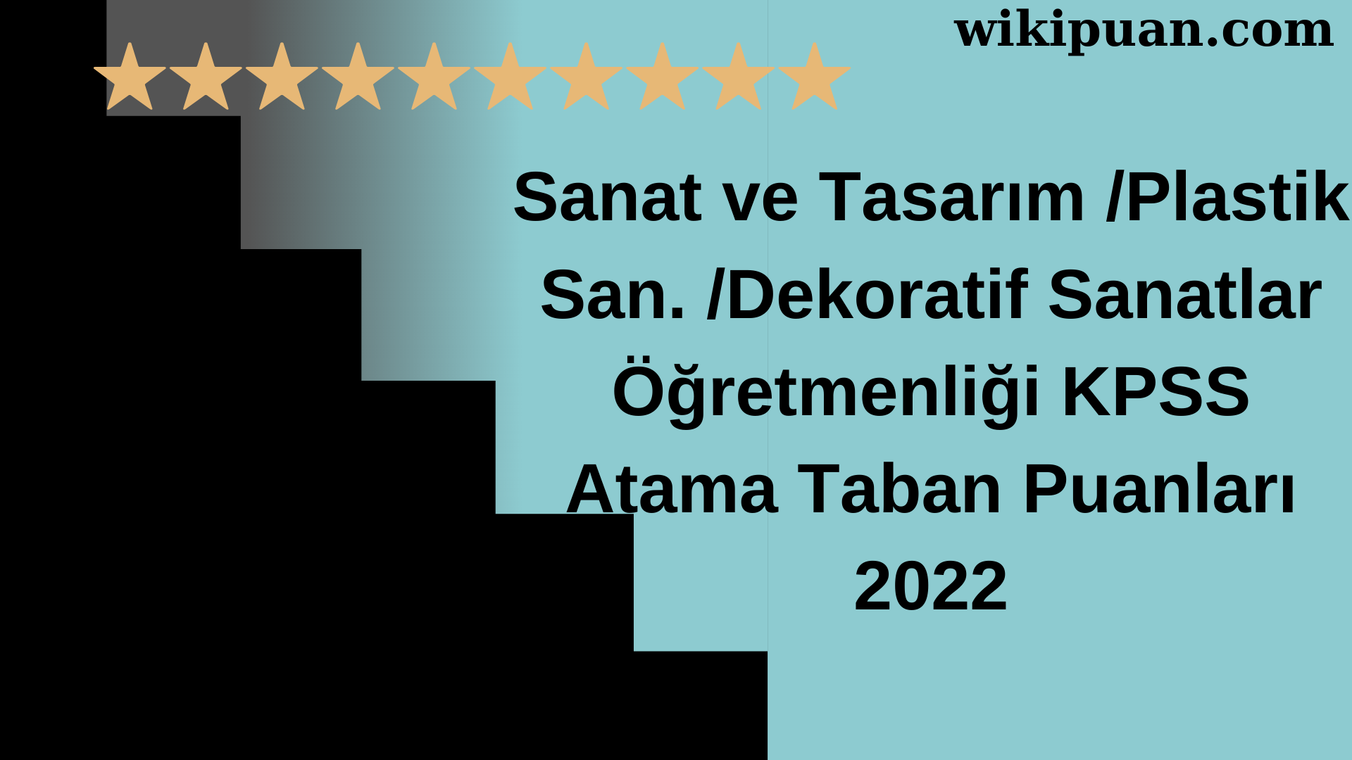 Sanat ve Tasarım /Plastik San. /Dekoratif Sanatlar Öğretmenliği KPSS Atama Taban Puanları Temmuz 2022-MEB