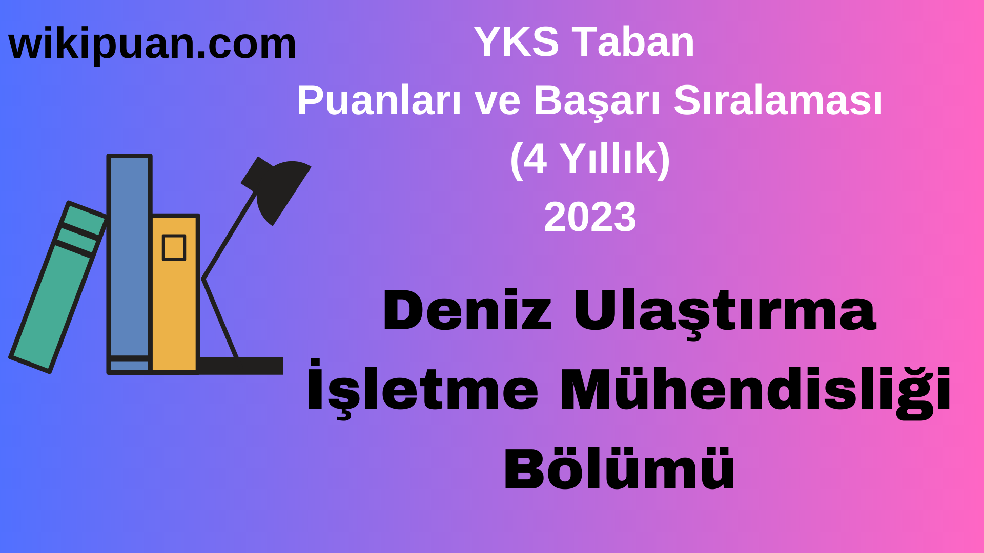 Deniz Ulaştırma İşletme Mühendisliği  Bölümü 2023 Taban Puan & Taban Başarı Sırası