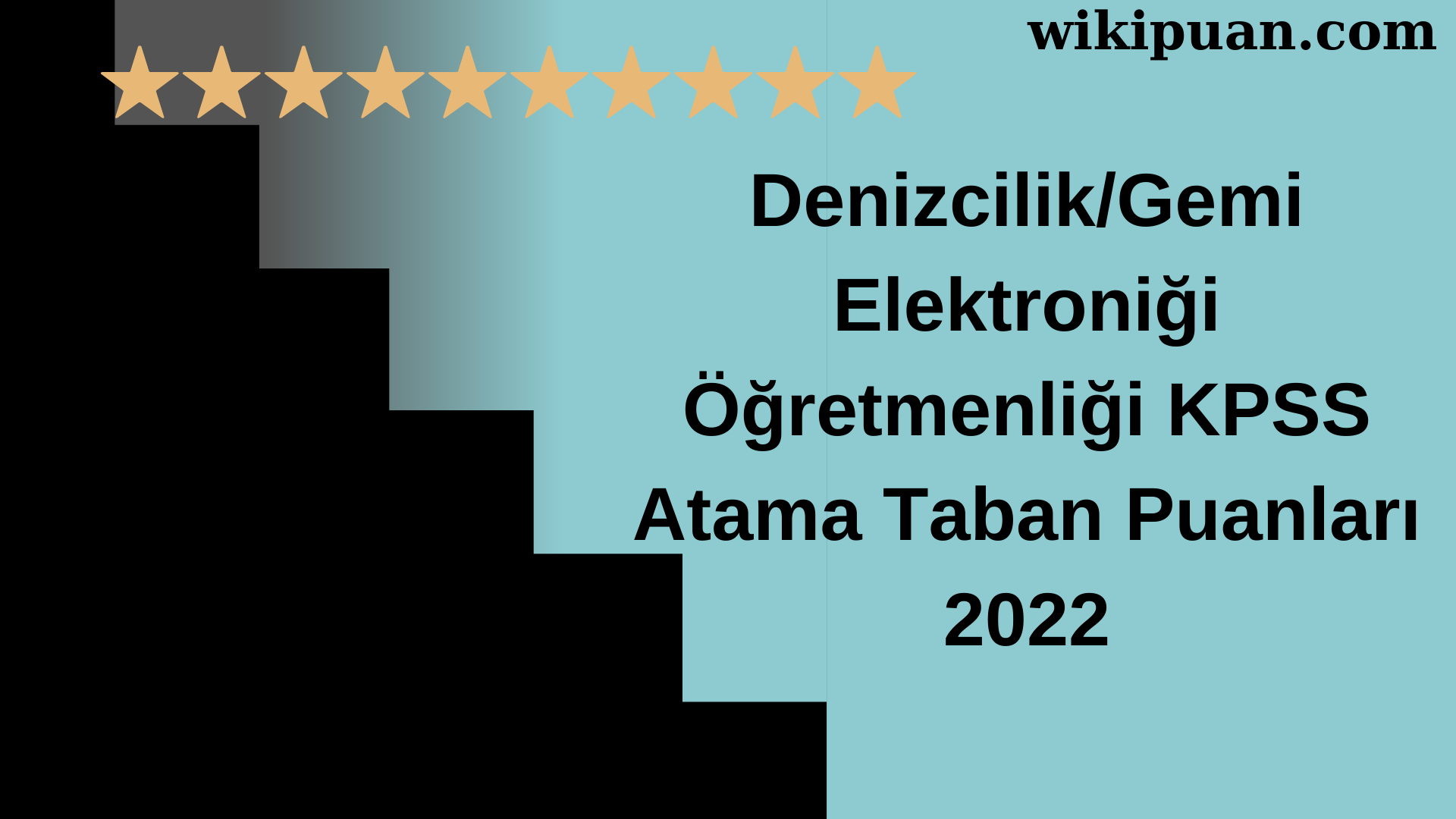 Denizcilik/Gemi Elektroniği Öğretmenliği KPSS Atama Taban Puanları Temmuz 2022-MEB