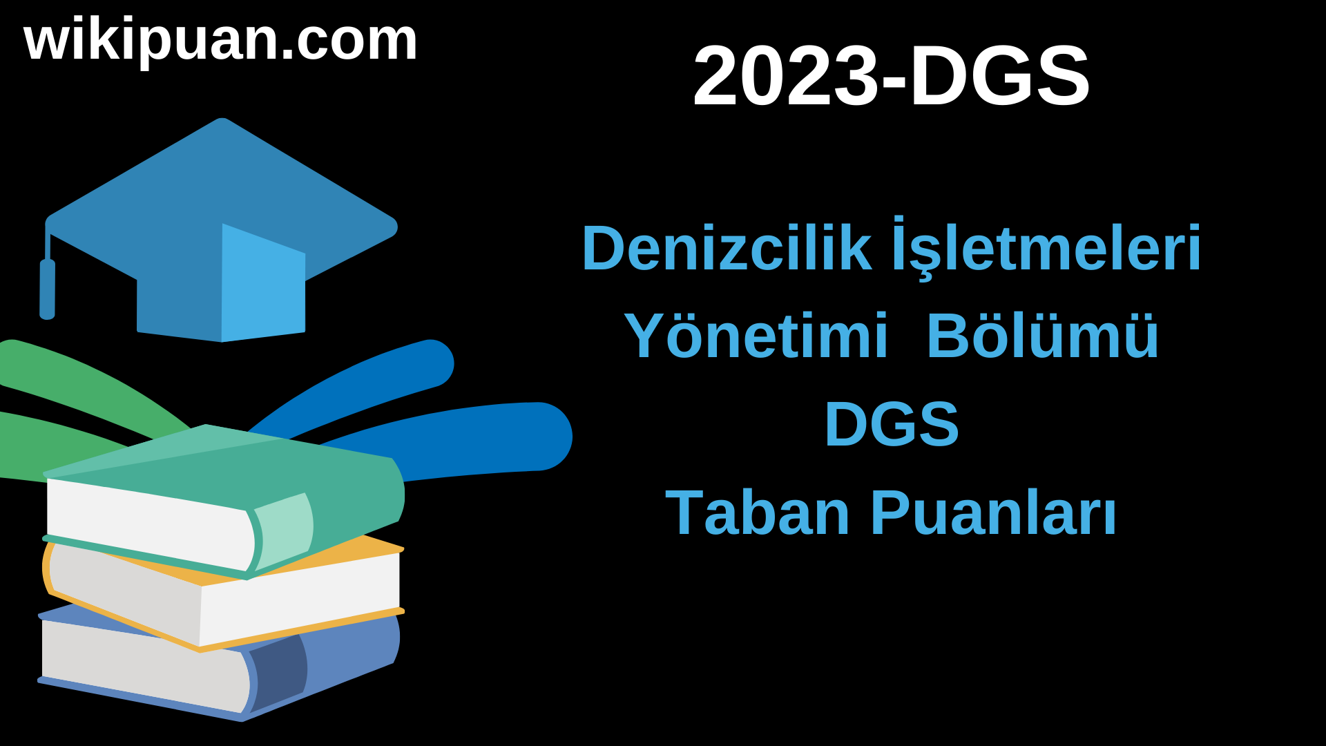 Denizcilik İşletmeleri Yönetimi  2023 DGS Taban Puanları & Kontenjanları