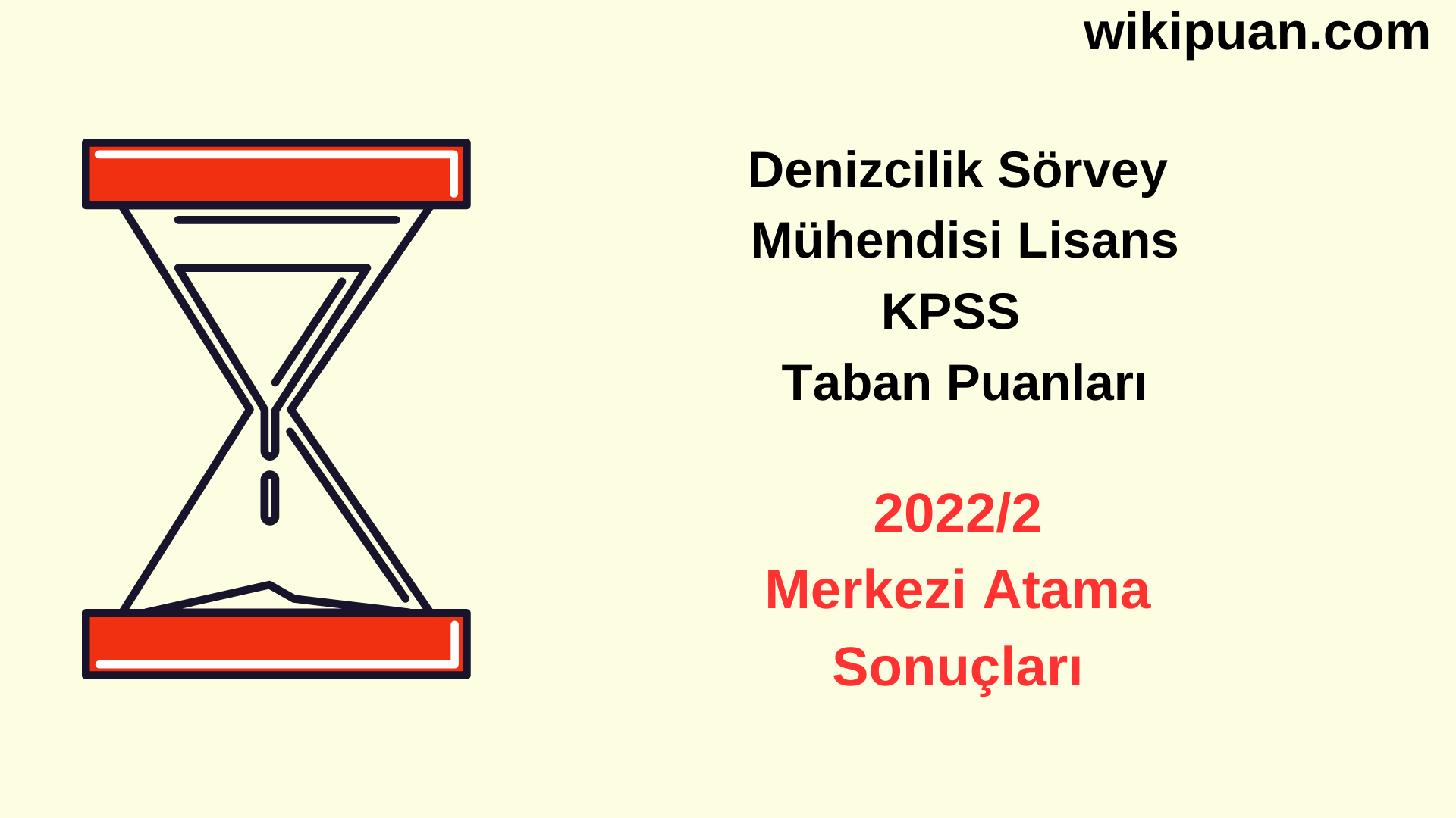 Denizcilik Sörvey Mühendisi KPSS Atama Taban Puanları 2022/2