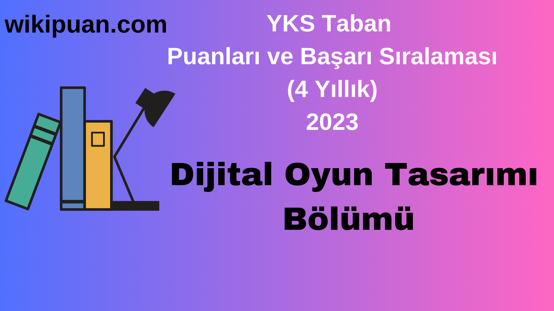 Dijital Oyun Tasarımı Bölümü 2023 Taban Puan & Taban Başarı Sırası