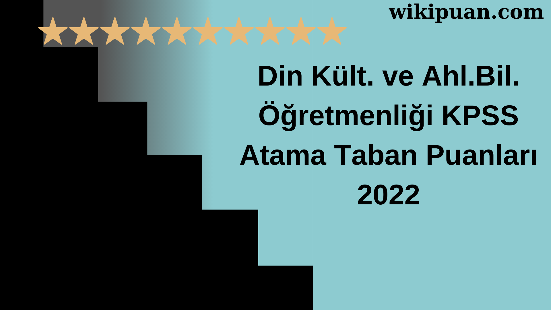 Din Kült. ve Ahl.Bil. Öğretmenliği KPSS Atama Taban Puanları Temmuz 2022-MEB