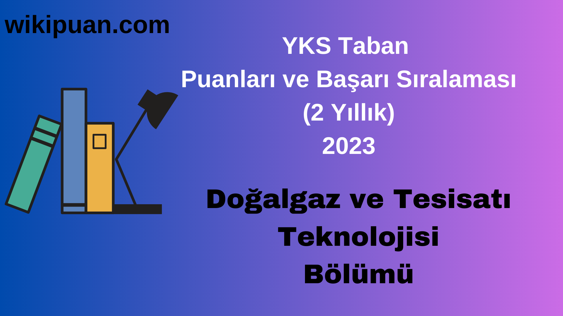 Doğalgaz ve Tesisatı Teknolojisi Bölümü 2023 Taban Puan & Taban Başarı Sırası