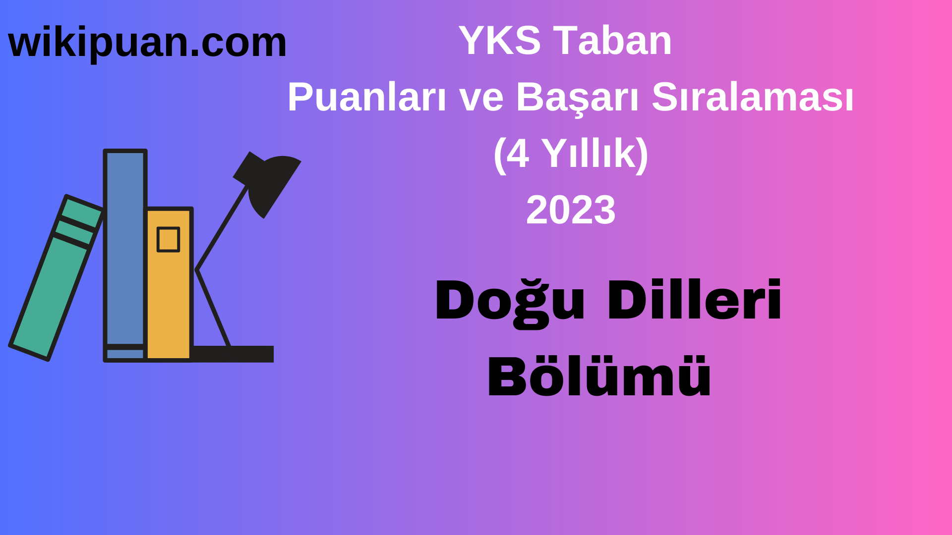 Doğu Dilleri Bölümü 2023 Taban Puan & Taban Başarı Sırası