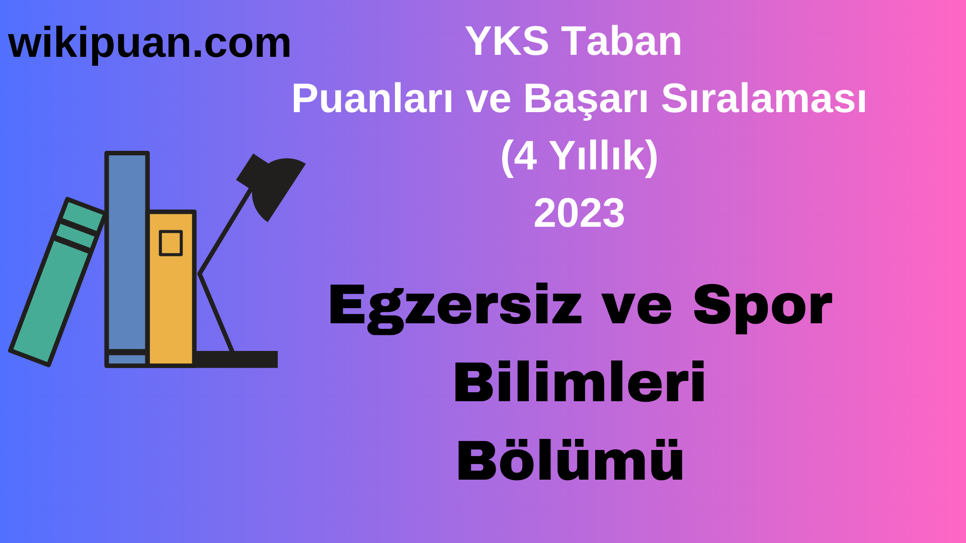 Egzersiz ve Spor Bilimleri Bölümü 2023 Taban Puan & Taban Başarı Sırası
